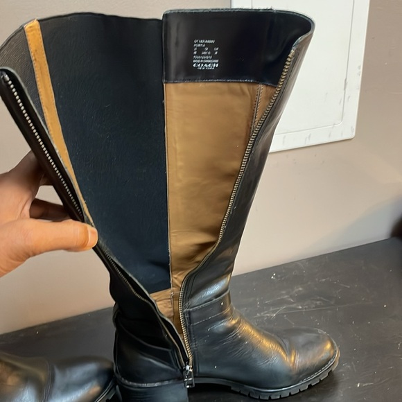 Black Coach Boots size 8 - Picture 5 of 8